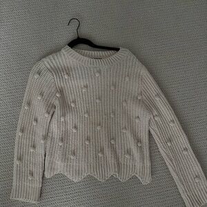 S, Hudson Gray Sweater, Cream